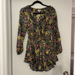 Loveshack long sleeve floral dress